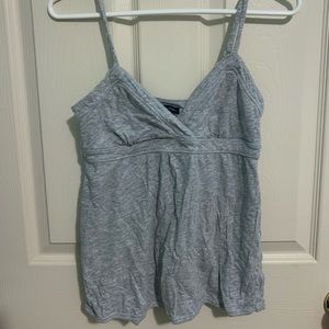 flowy grey tank top